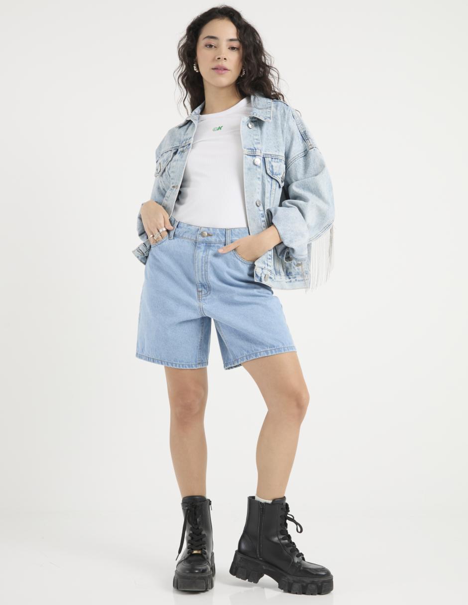Playera manga corta cuello redondo para mujer 3
