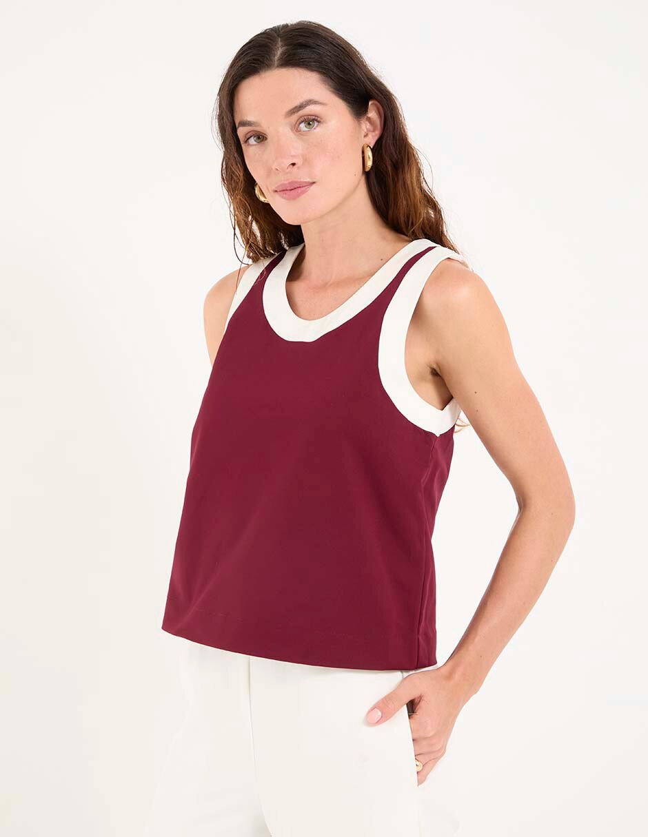 Playera Ck cuello redondo para mujer