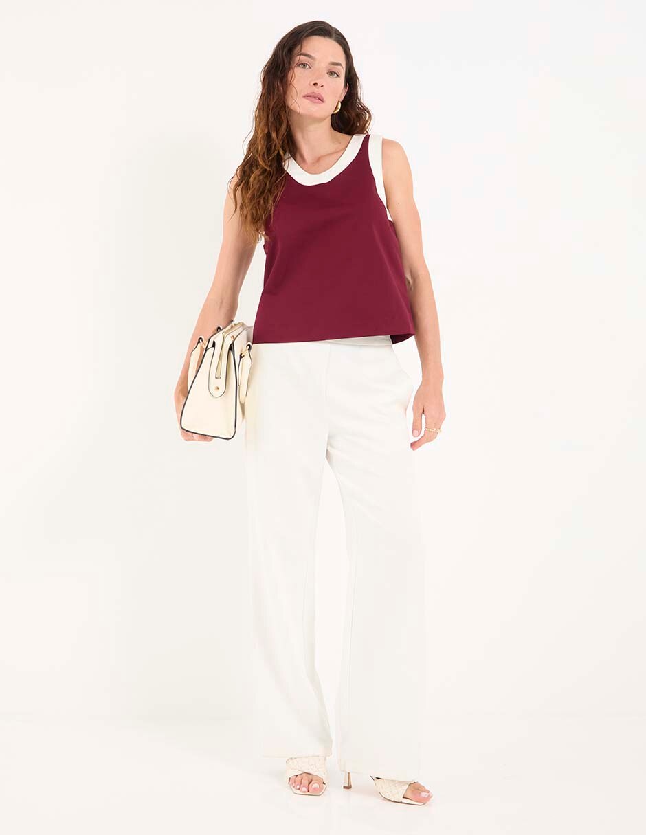 Playera Ck cuello redondo para mujer