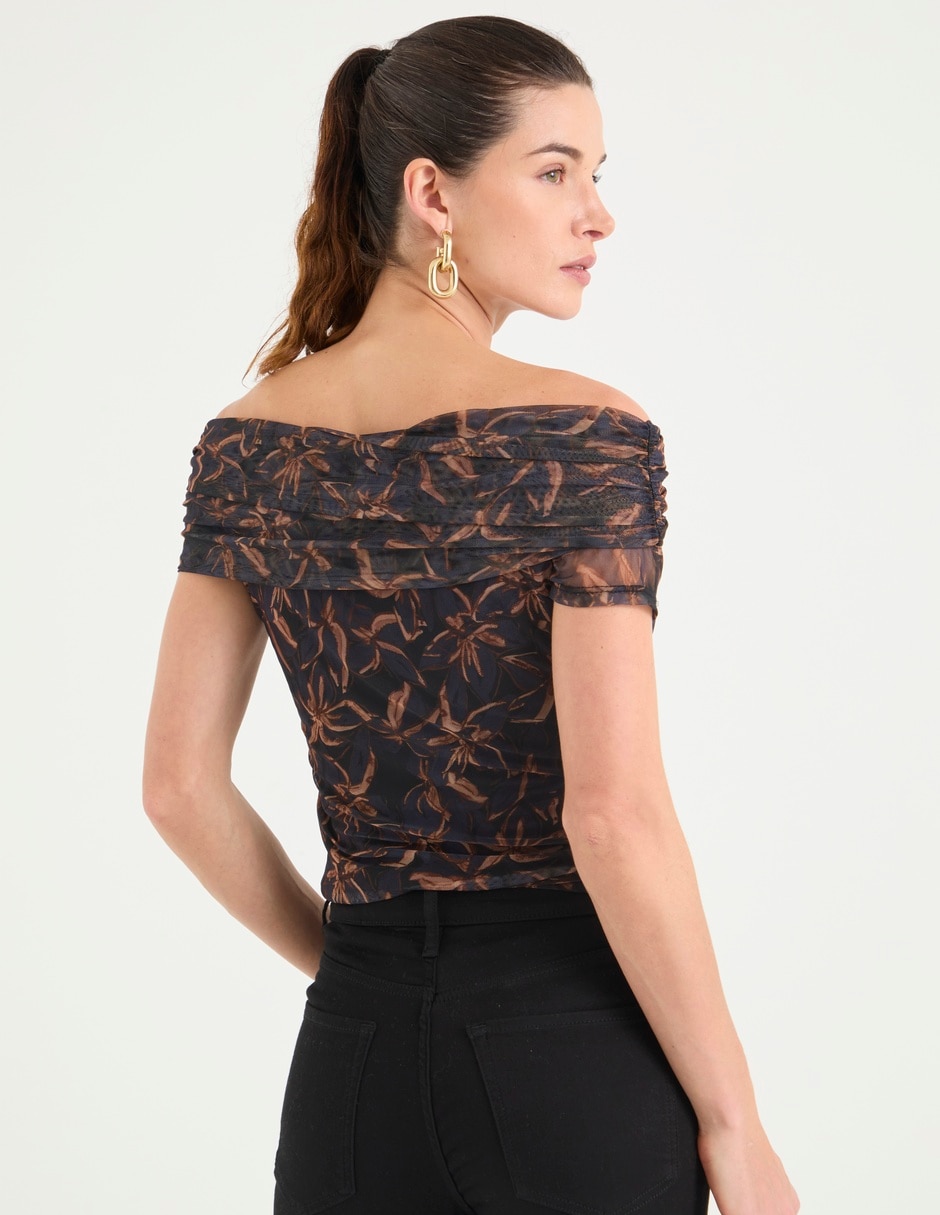 Blusa manga corta para mujer 6