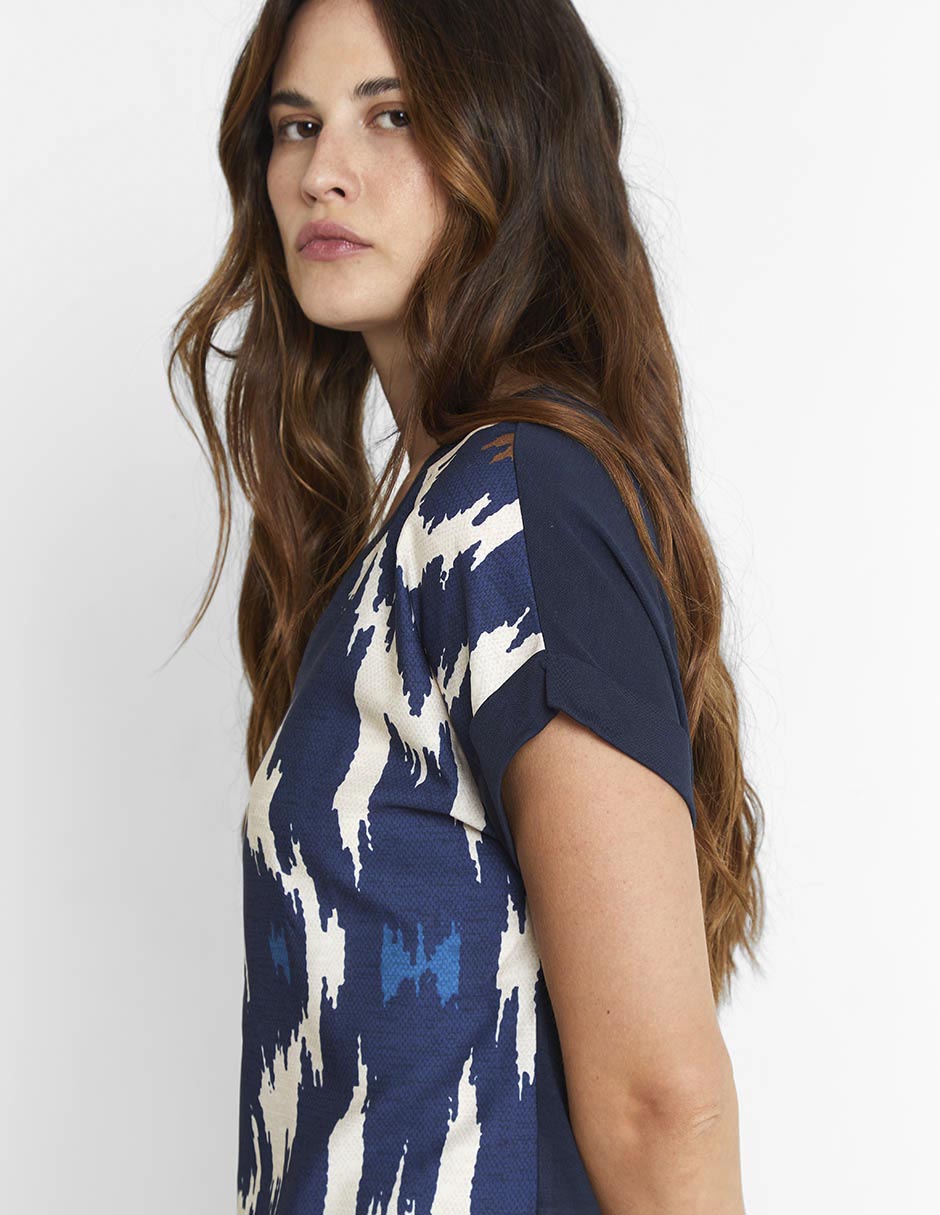 Blusa manga corta para mujer 7