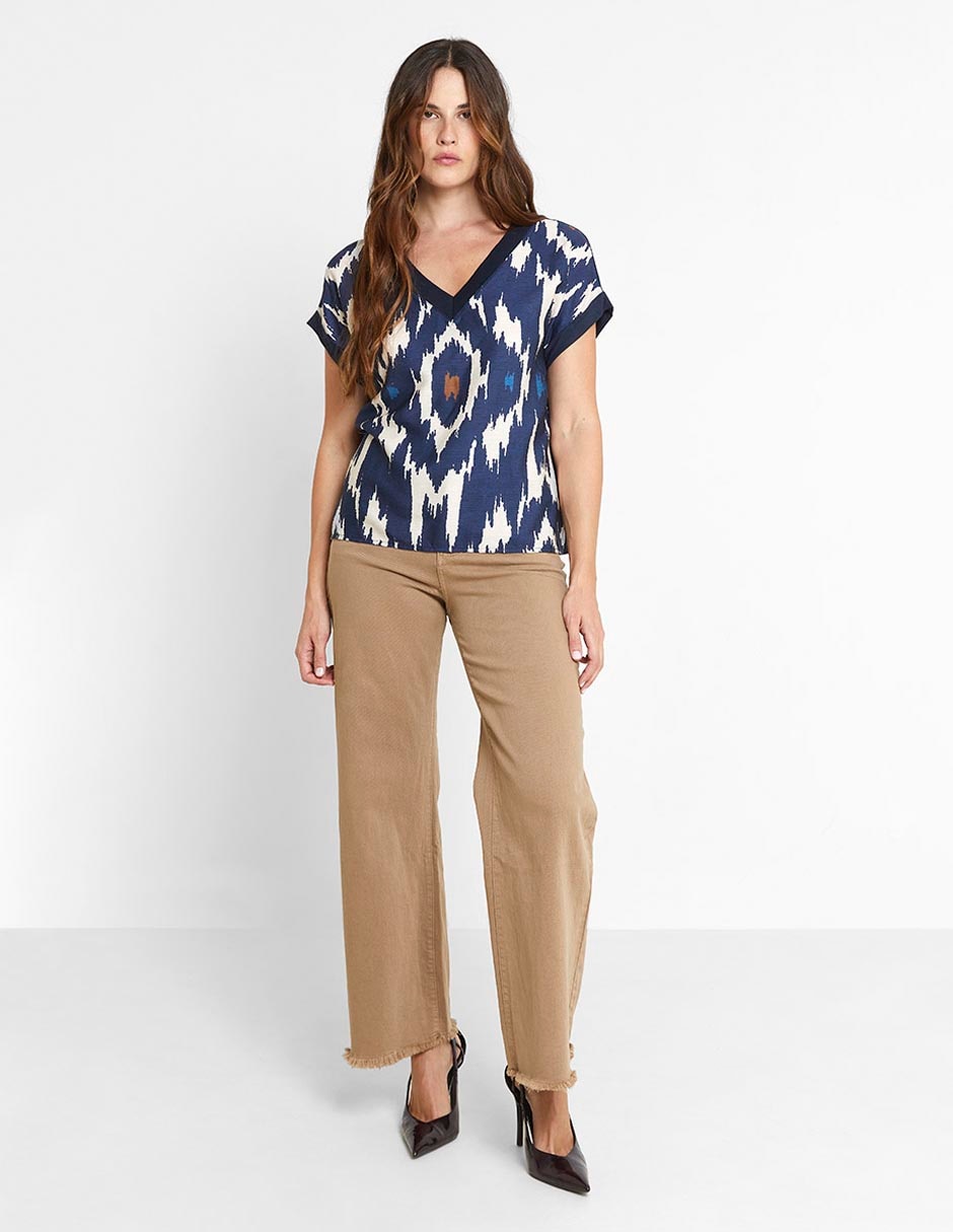Blusa manga corta para mujer 9