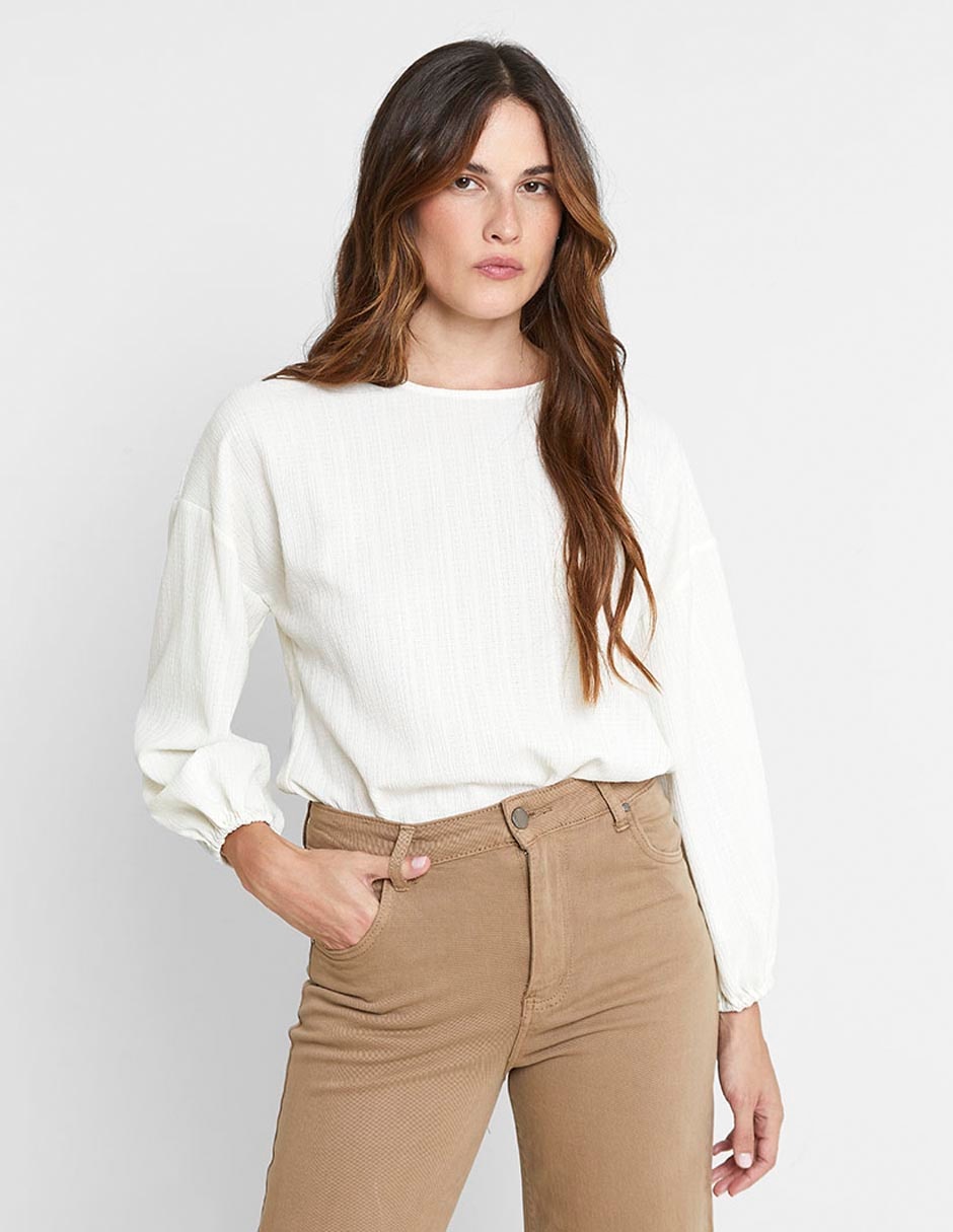 Blusa manga larga para mujer 1