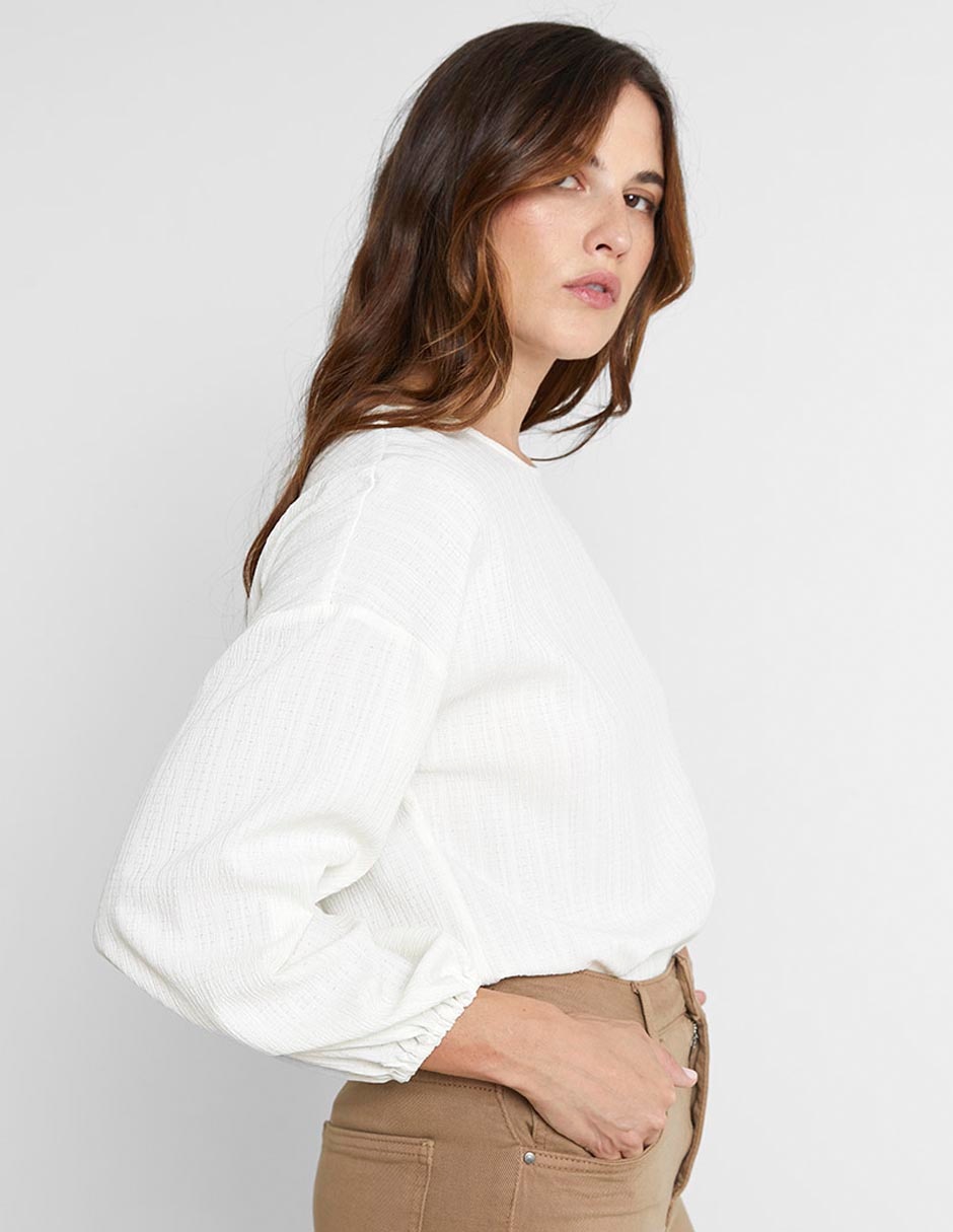 Blusa manga larga para mujer 6