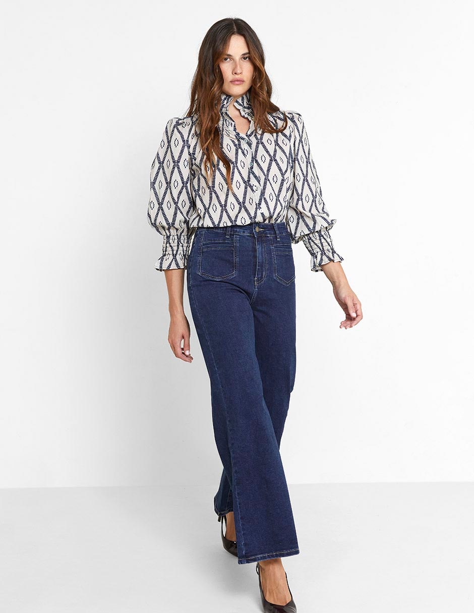 Jeans straight para mujer 10