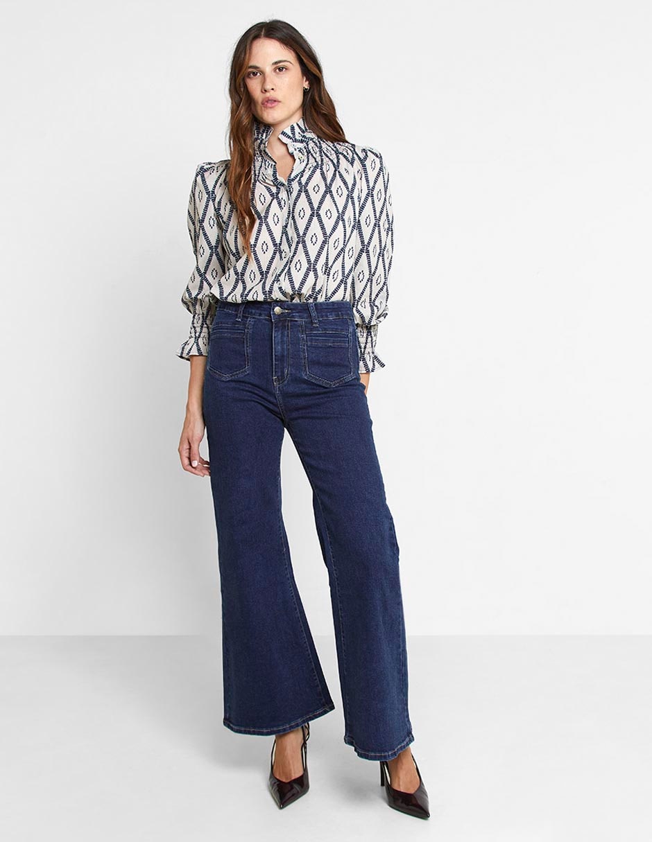 Jeans straight para mujer 11