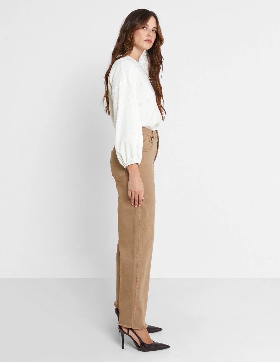 Pantalón relaxed straight para mujer 8