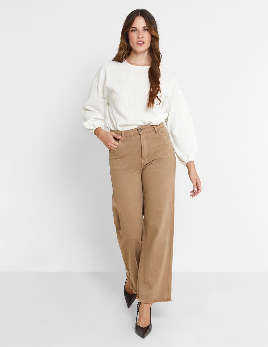 Pantalón relaxed straight para mujer 9