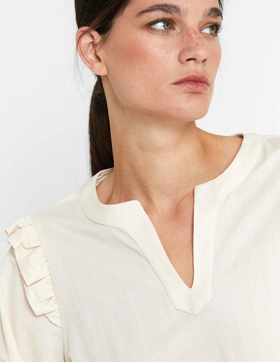 Blusa manga larga para mujer 8