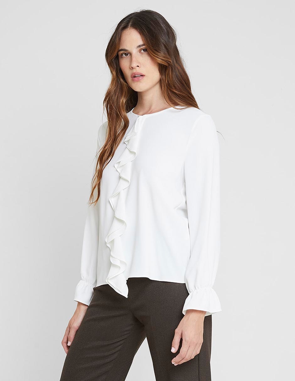 Blusa manga larga para mujer 9