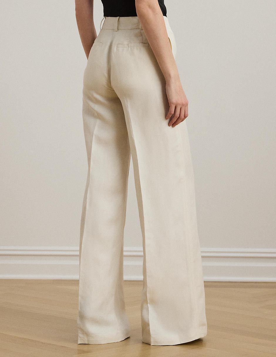 Pantalón de vestir amplio para mujer 4