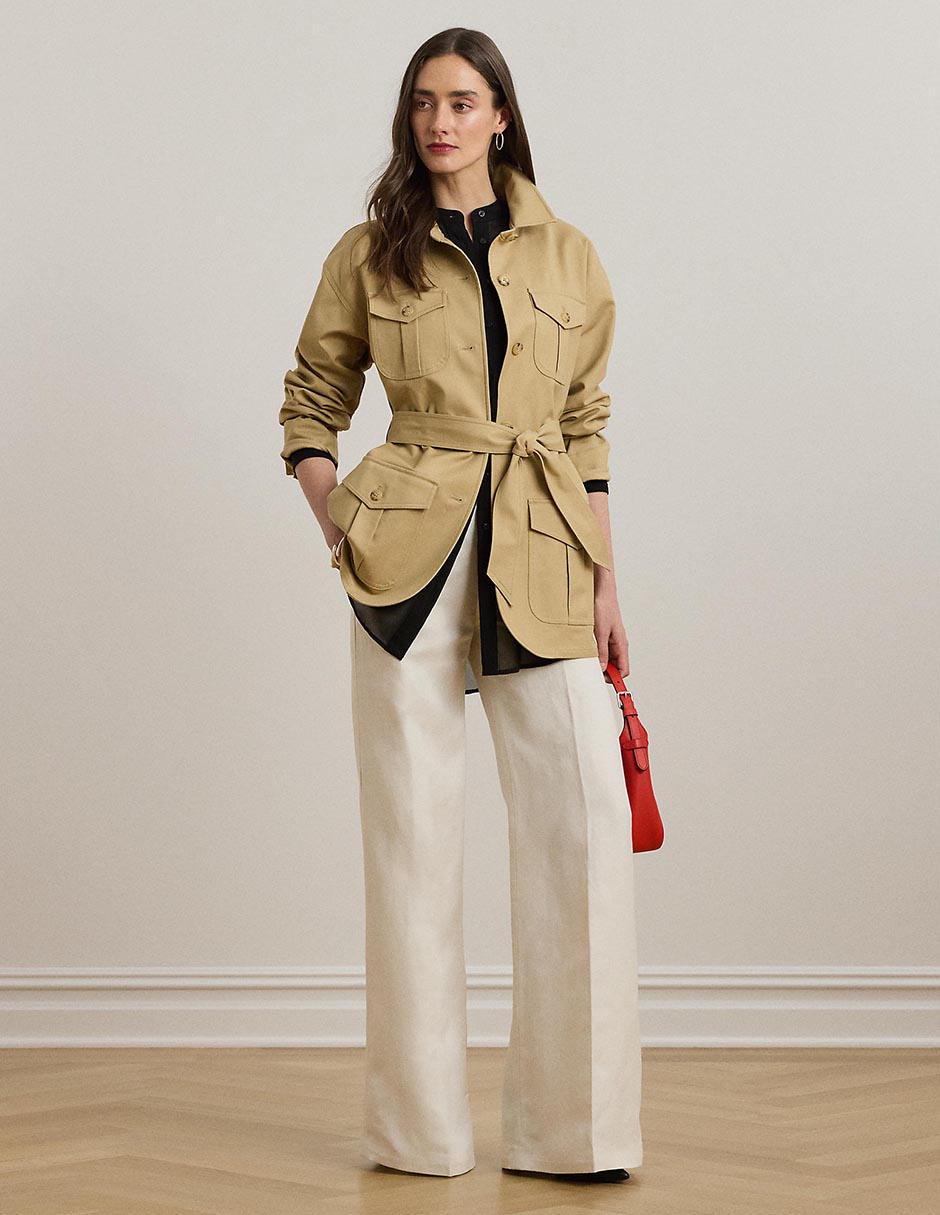 Pantalón de vestir amplio para mujer 3