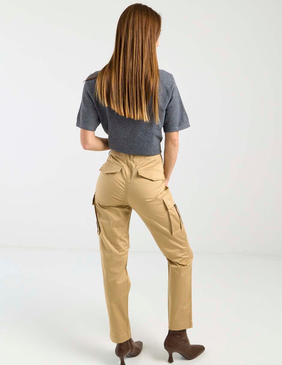 Pantalón cargo straight para mujer