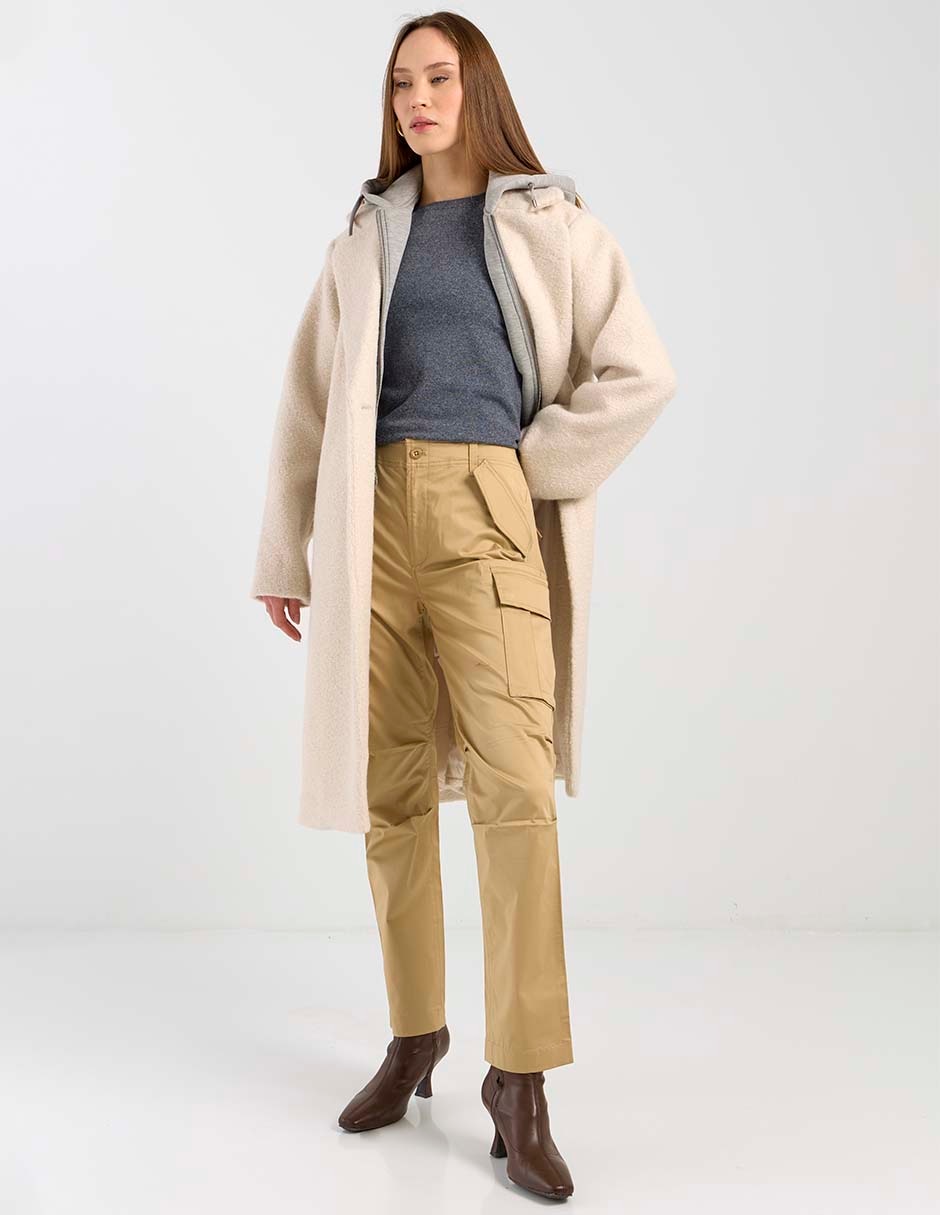 Pantalón cargo straight para mujer