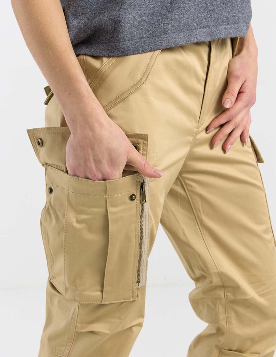 Pantalón cargo straight para mujer