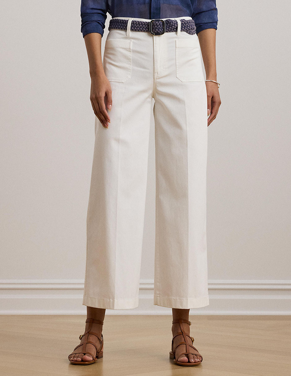 Pantalón capri amplio para mujer Pantalón capri amplio para mujer