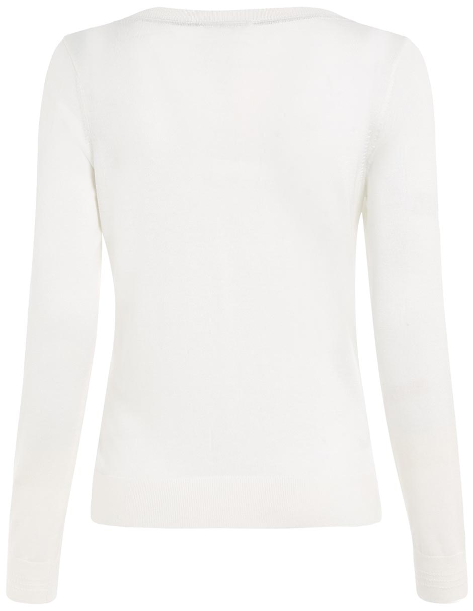 Suéter Hilfiger cuello ojal para mujer 3