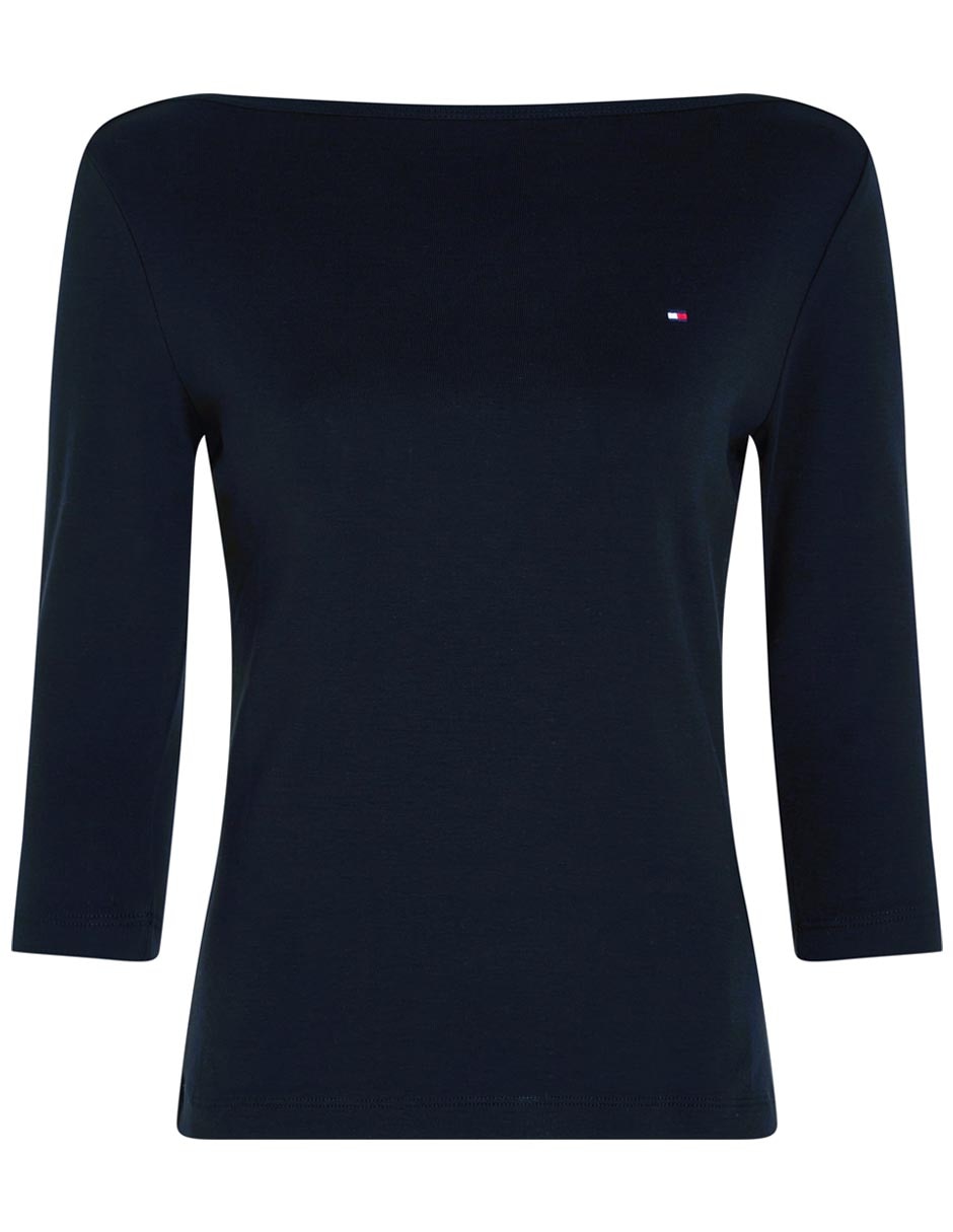Playera manga 3/4 cuello cuadrado mujer 3