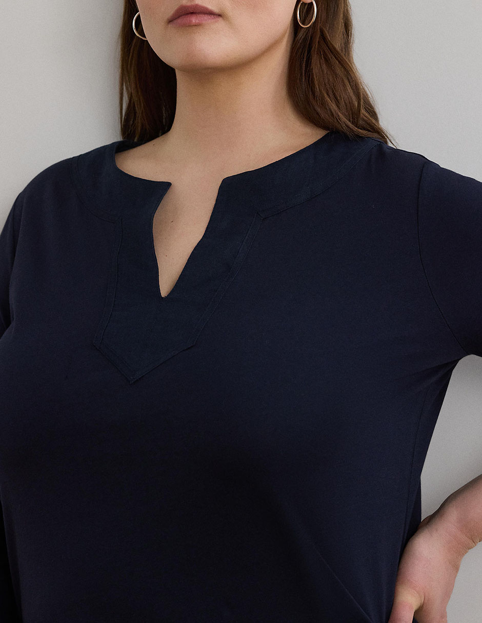 Blusa manga 3/4 para mujer 4