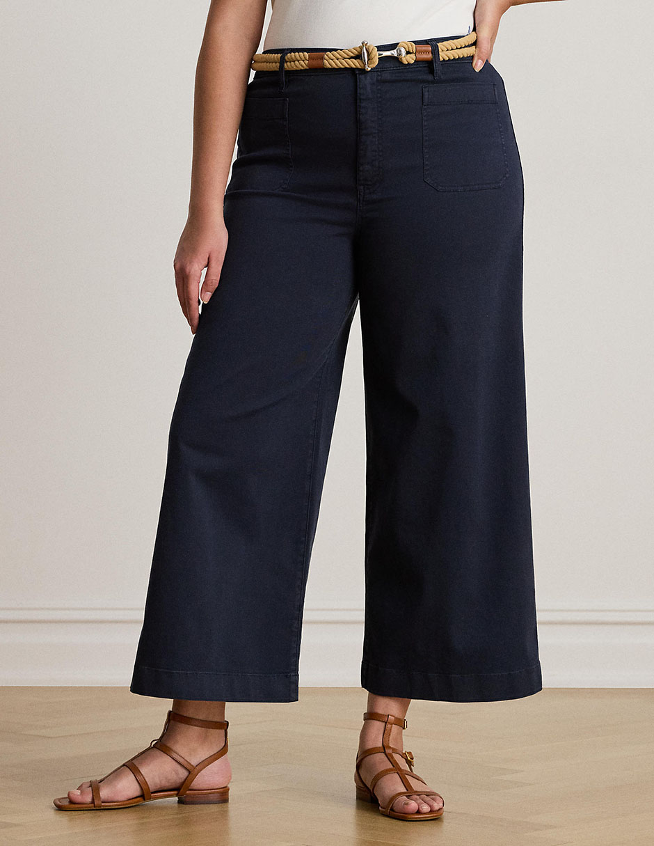 Pantalón relaxed lauren plus wide leg para mujer