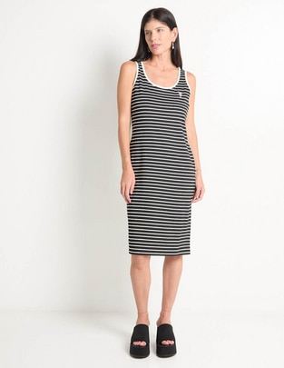 Vestido a la rodilla casual para mujer 1