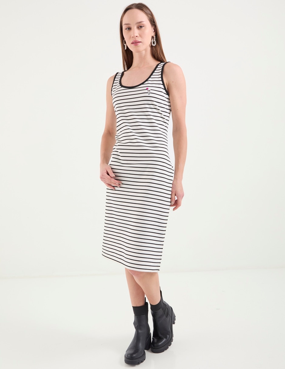 Vestido midi casual para mujer