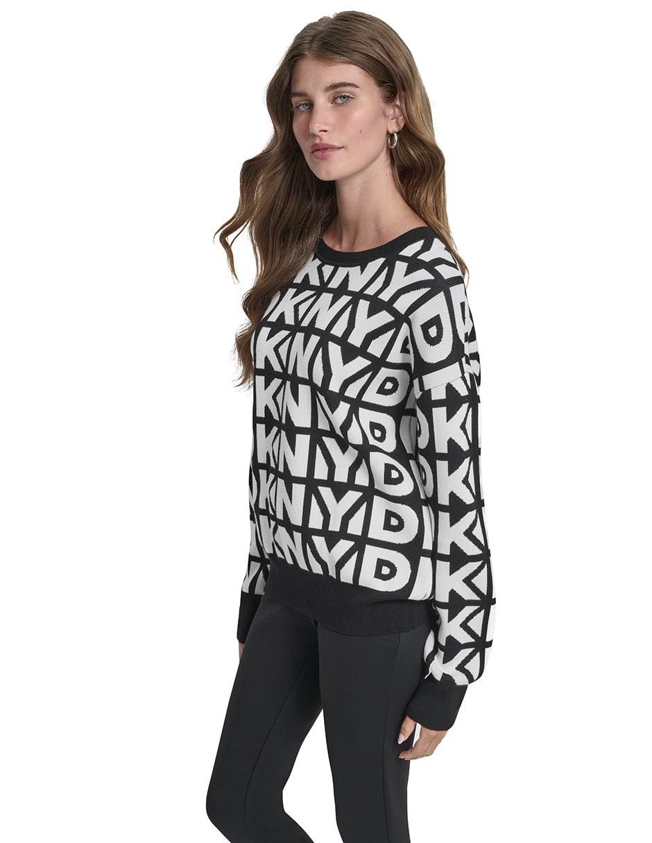 Suéter cuello redondo para mujer 7