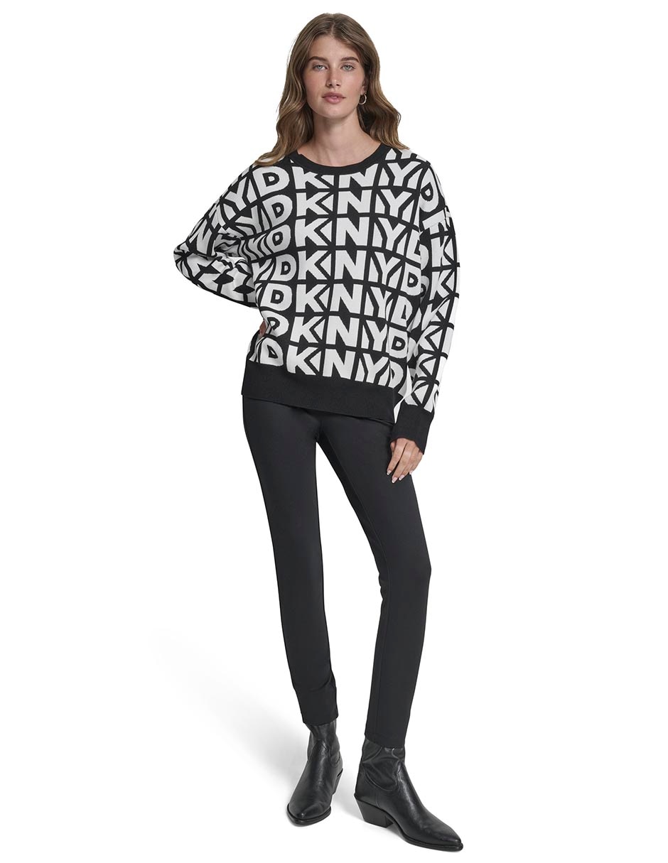 Suéter cuello redondo para mujer 9