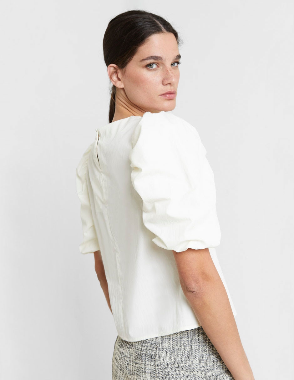 Blusa Trucco manga corta para mujer