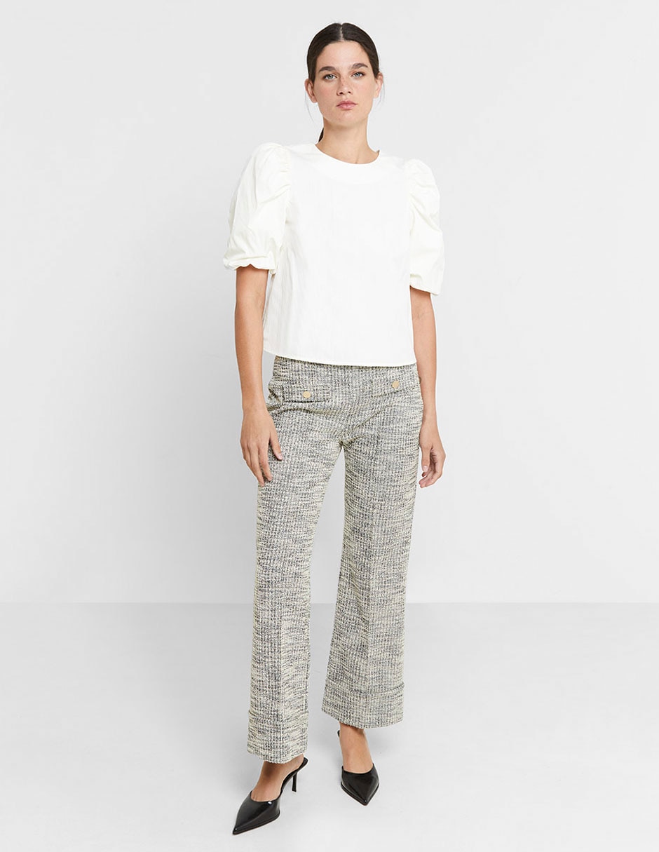 Blusa Trucco manga corta para mujer