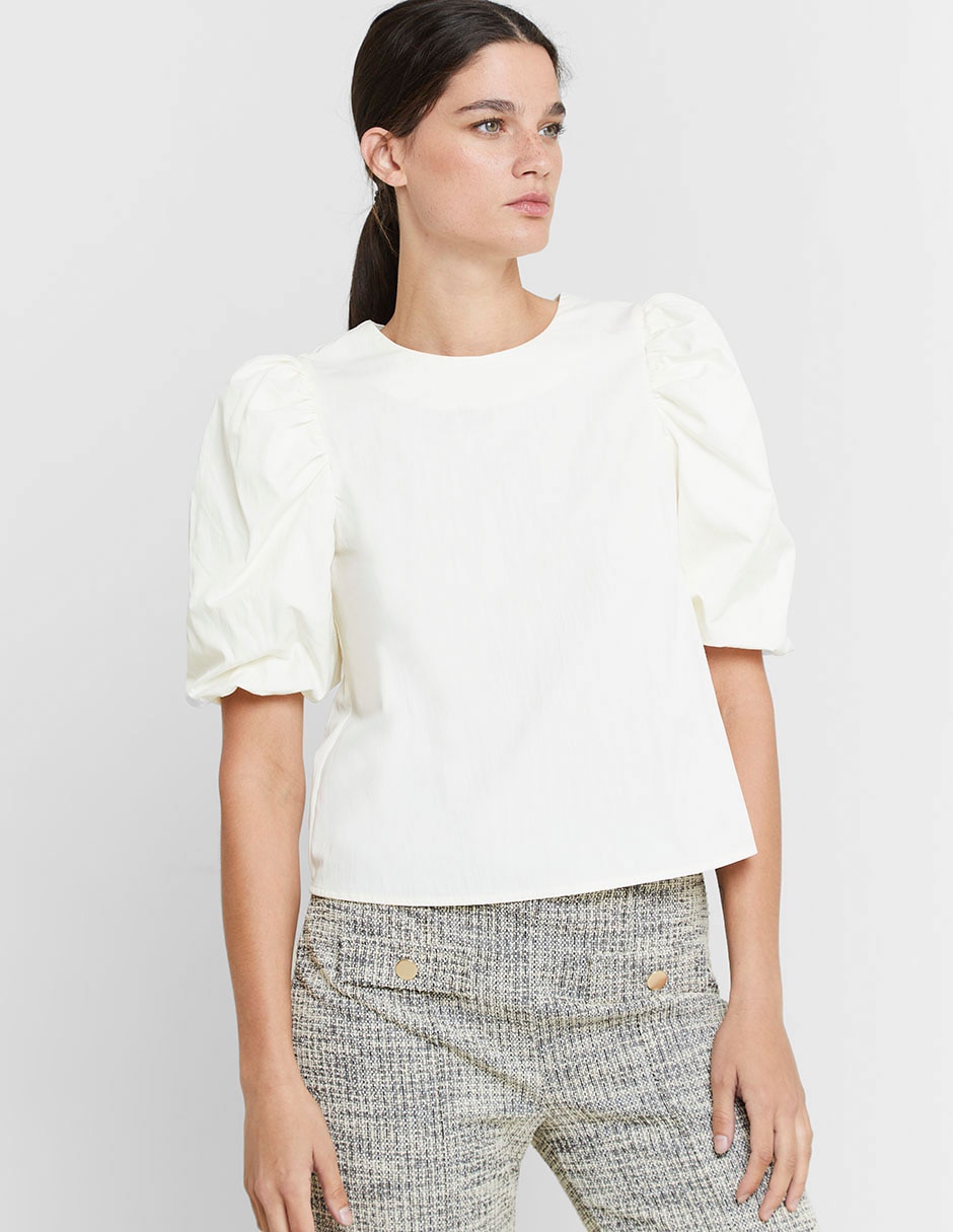 Blusa Trucco manga corta para mujer