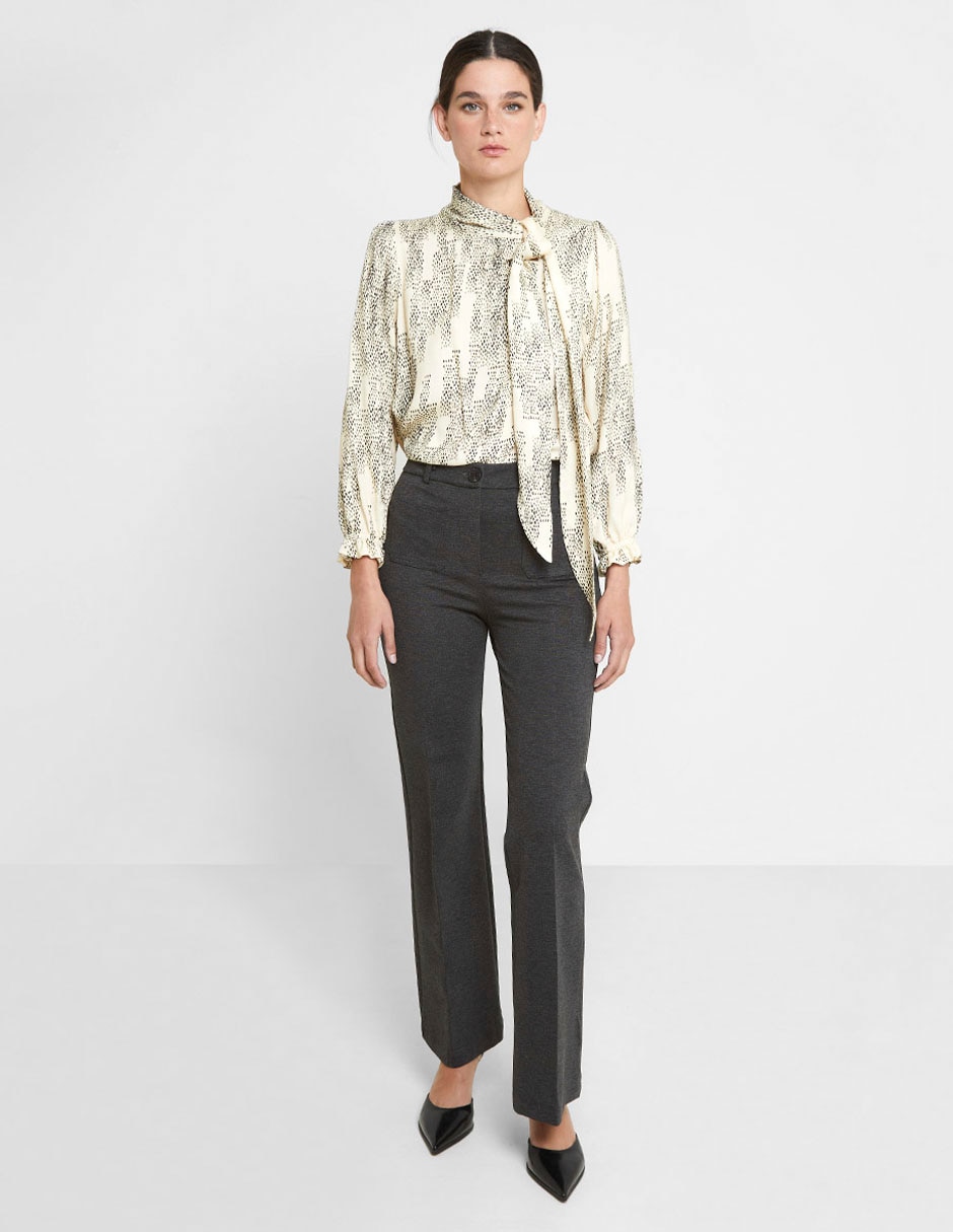 Pantalón de vestir slim para mujer 6