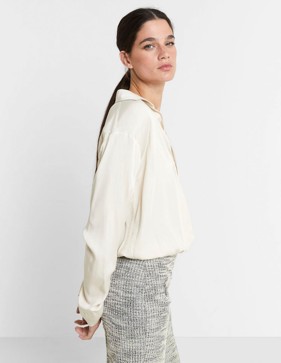 Blusa manga larga para mujer 7