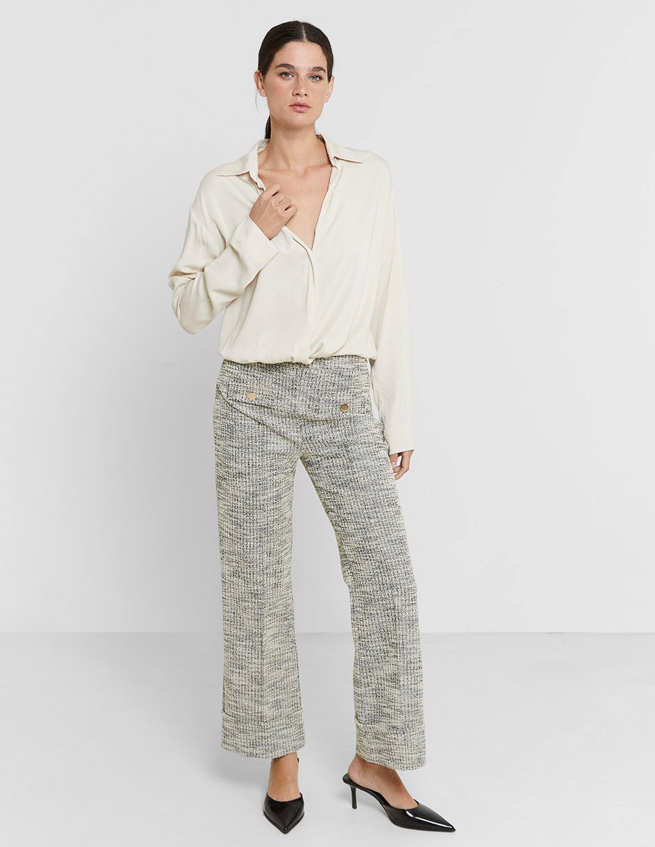 Blusa manga larga para mujer 8