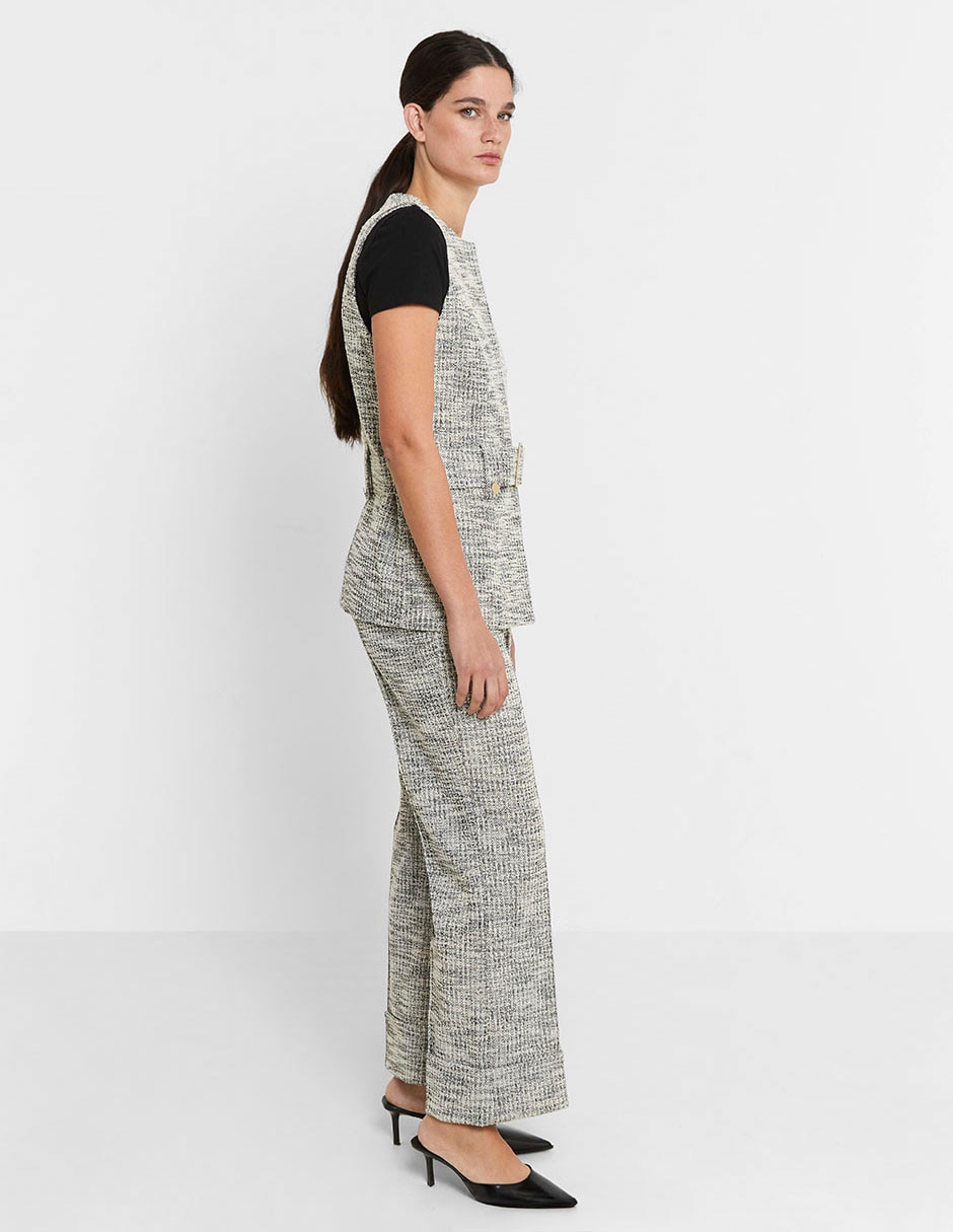 Pantalón de vestir flare para mujer 5