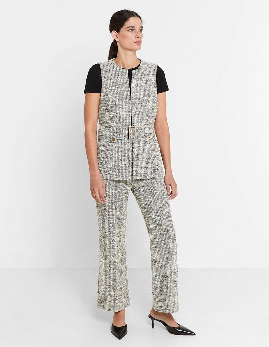 Pantalón de vestir flare para mujer 6
