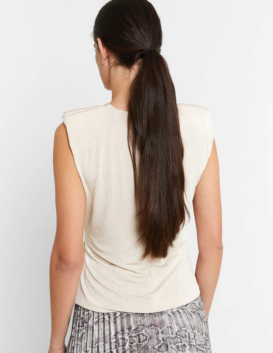 Blusa manga corta para mujer 6