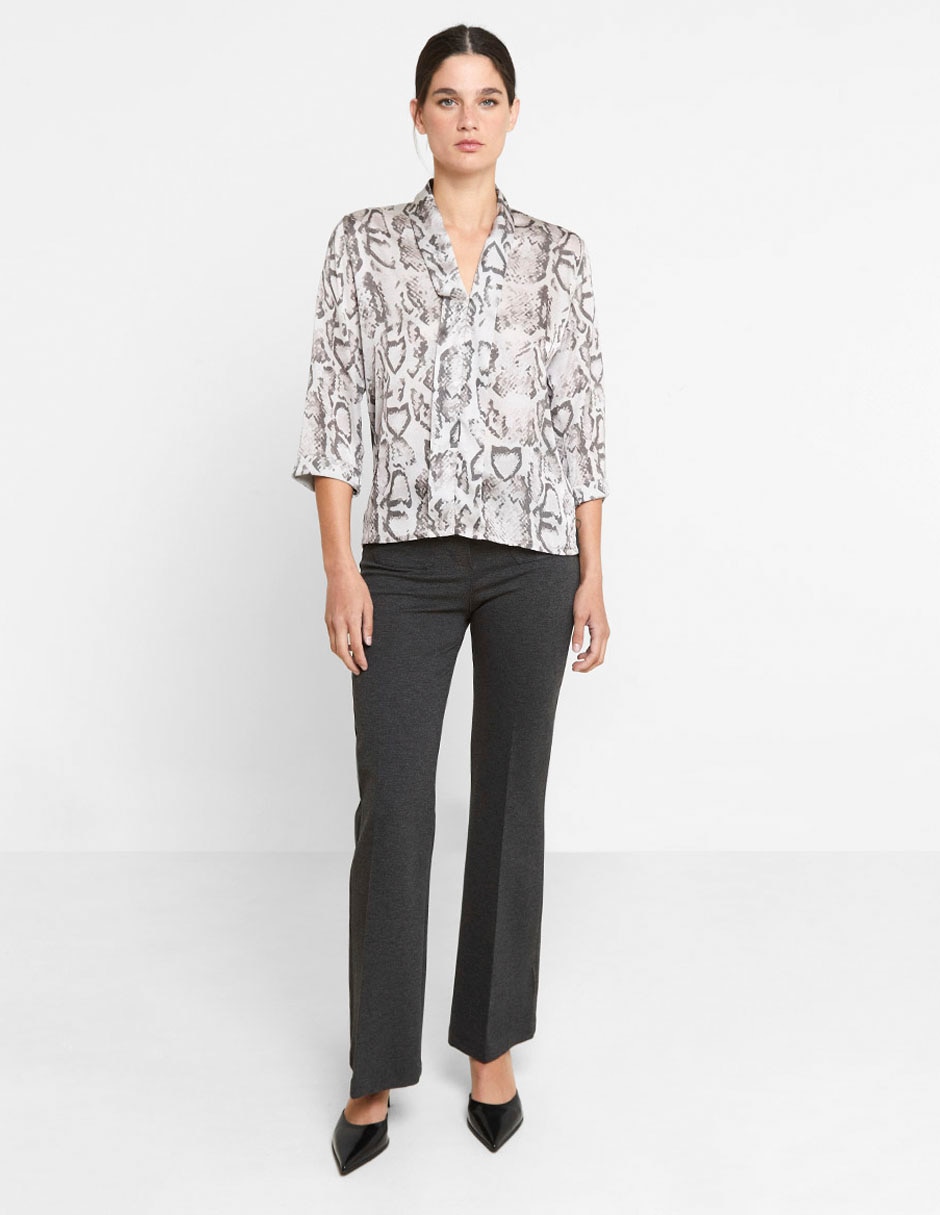 Blusa manga al codo para mujer 7
