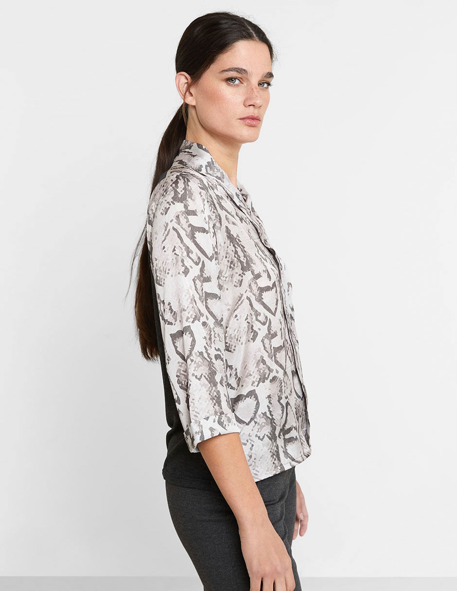 Blusa manga al codo para mujer 9
