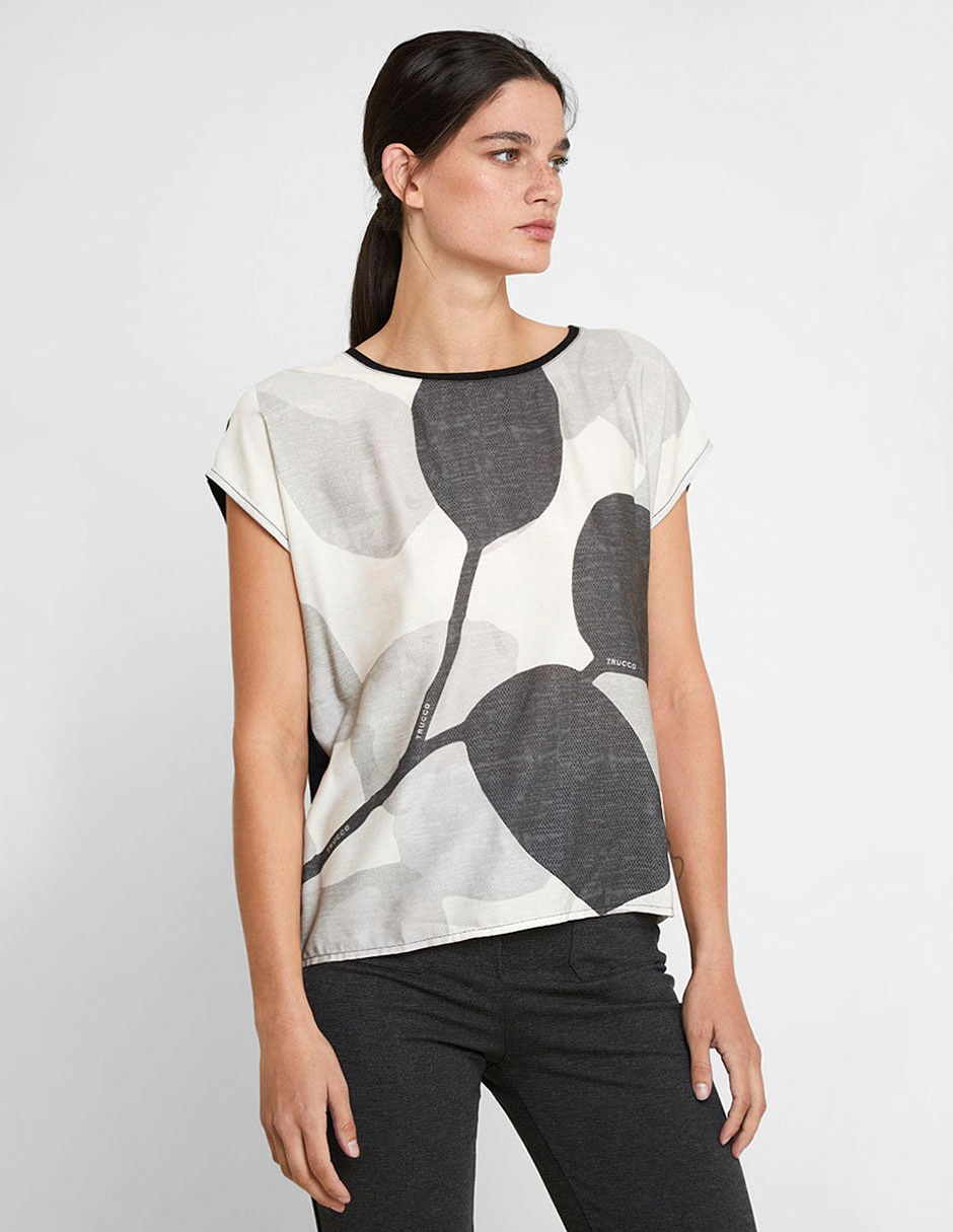 Blusa manga corta para mujer 1