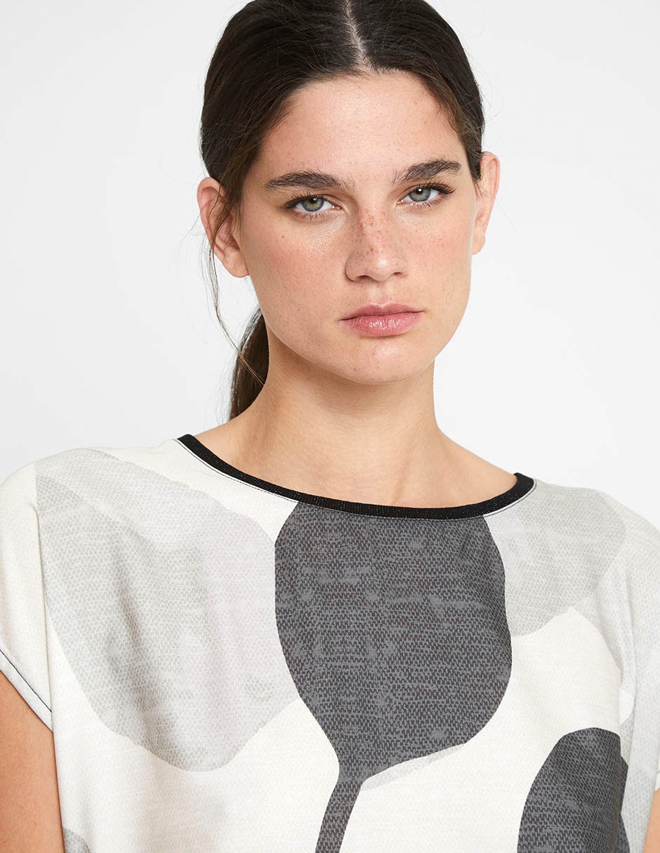 Blusa manga corta para mujer 7