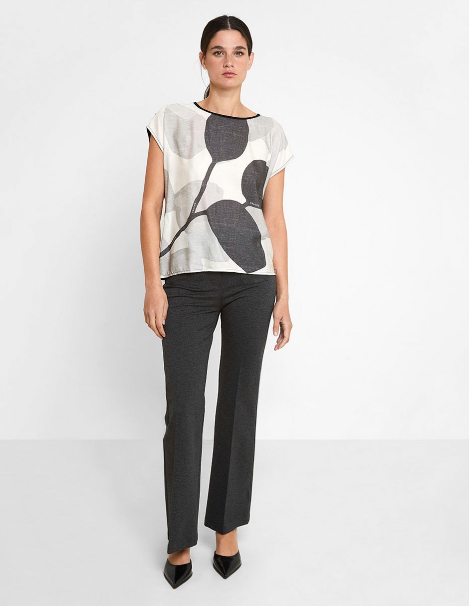 Blusa manga corta para mujer 8
