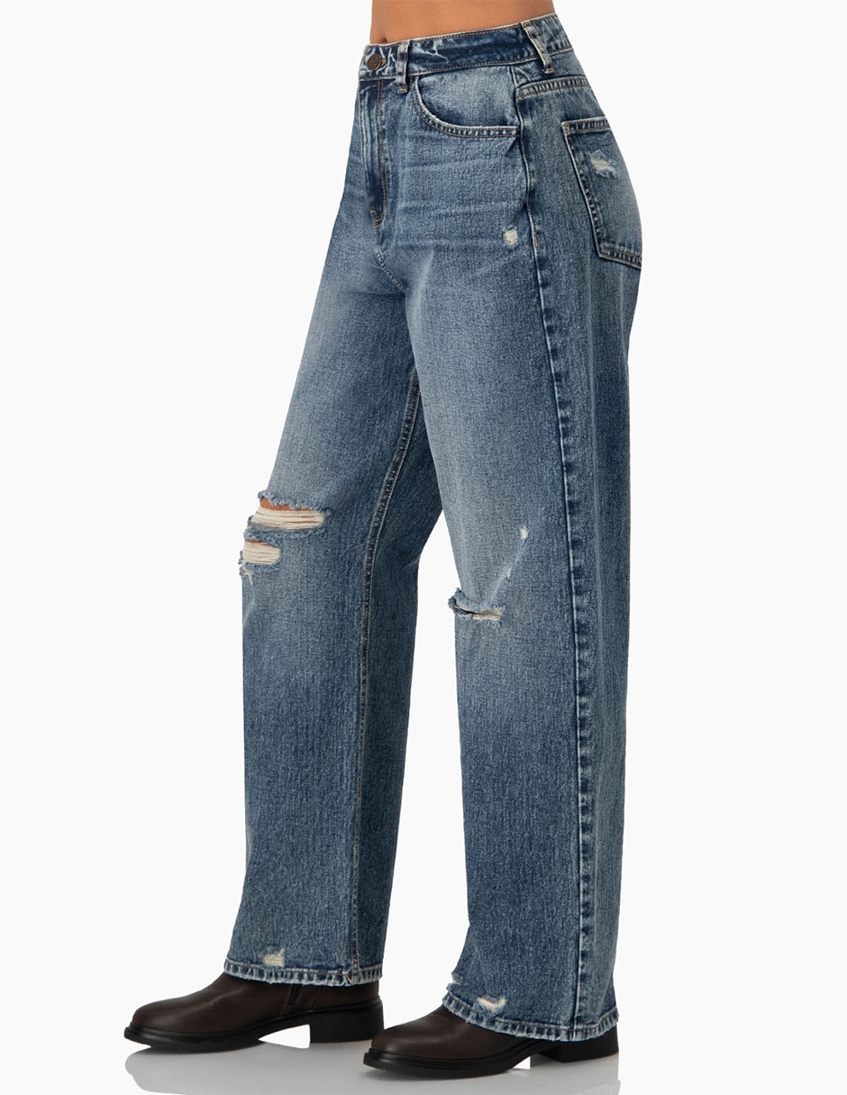 Jeans amplio para mujer 5