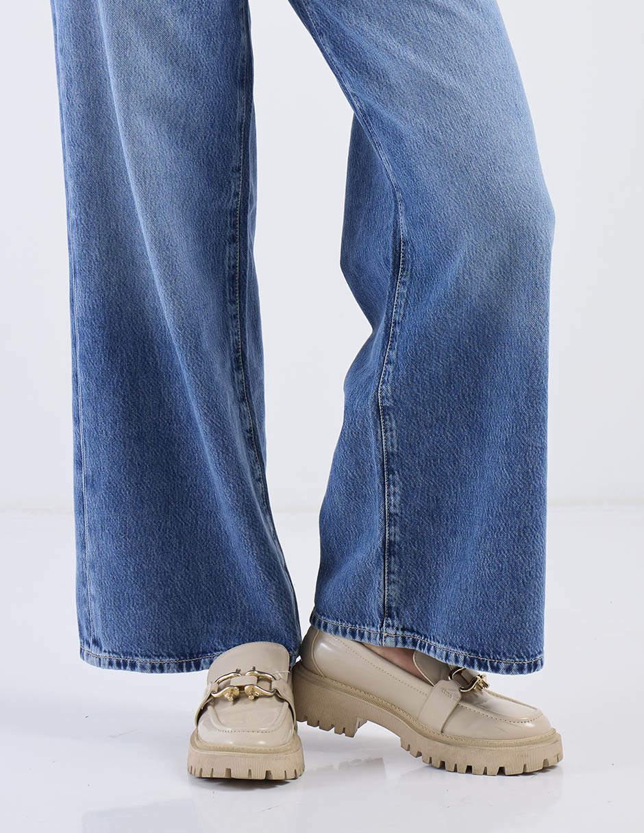 Jeans Flare amplio para mujer 5