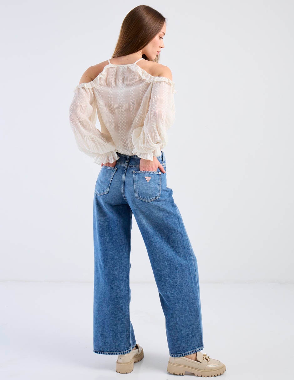 Jeans Flare amplio para mujer 6
