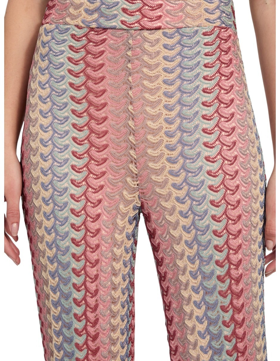 Pantalón acampanado wide leg para mujer 7