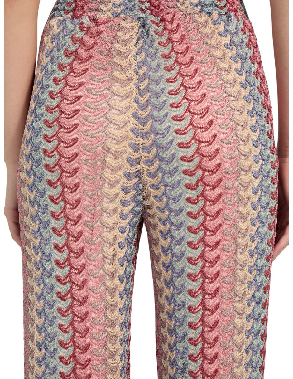 Pantalón acampanado wide leg para mujer 9