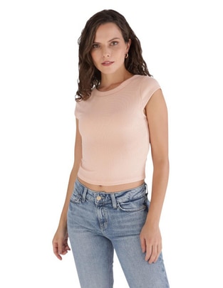 Top cuello redondo Top cuello redondo