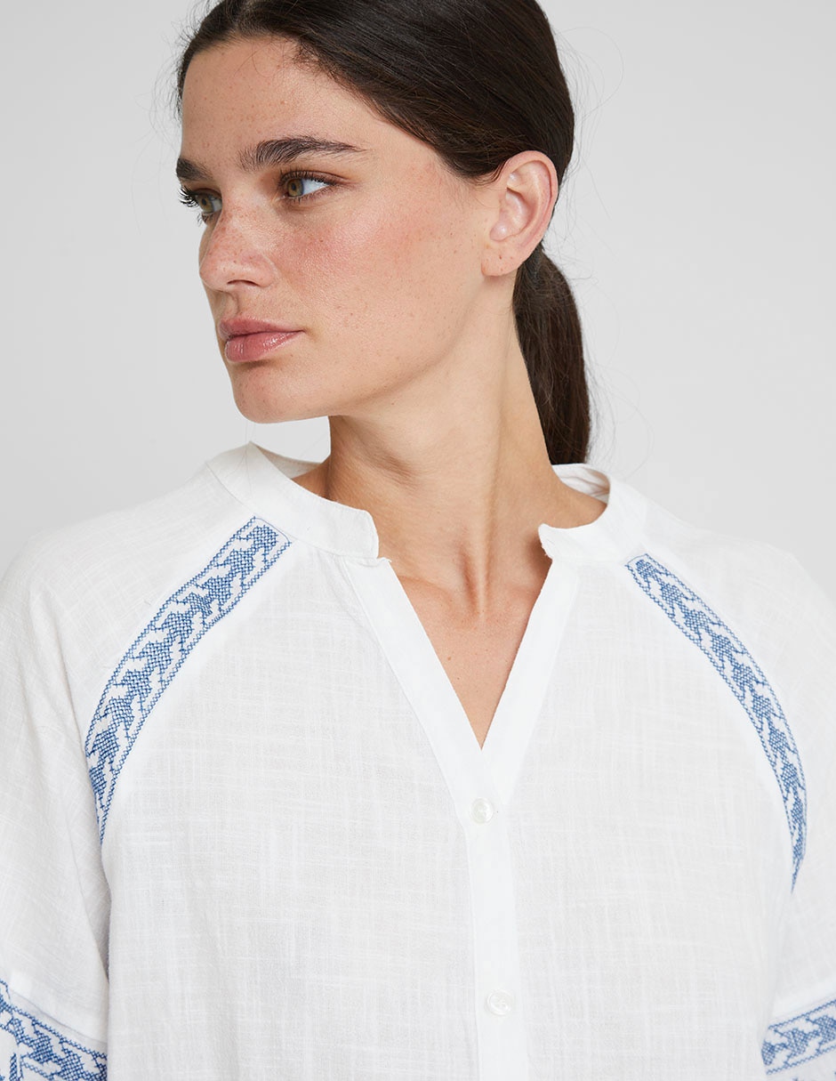 Blusa manga larga para mujer 11