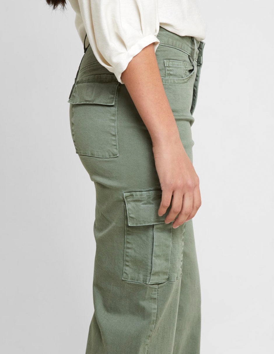 Pantalón cargo slim para mujer 3